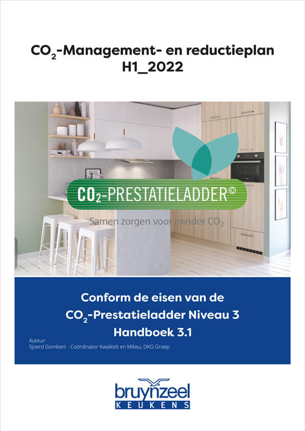 Conform de eisen van de CO2-Prestatieladder Niveau 3 Handboek 3.1 2022