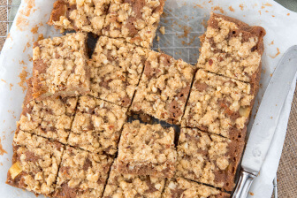 Appel-speculaas kruimel cake